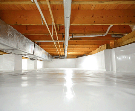 crawl space encapsulation and dehumidification