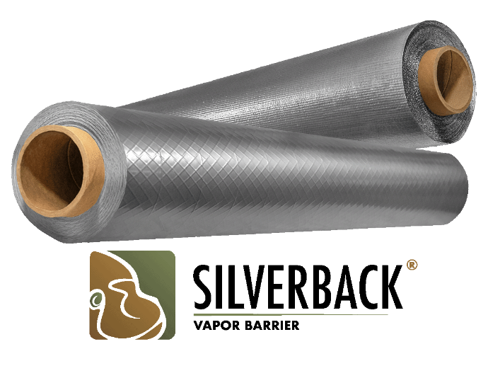 SilverBack reinforced crawl space vapor barrier