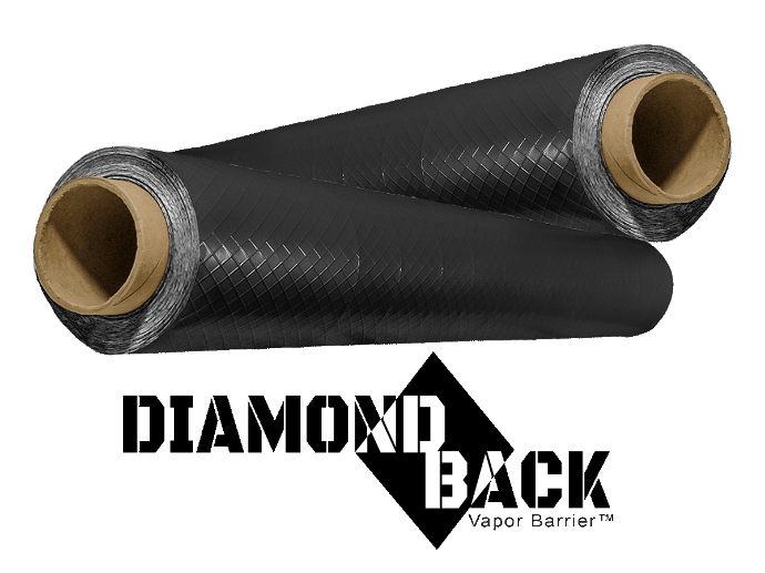 DiamondBack reinforced crawl space vapor barrier